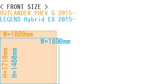 #OUTLANDER PHEV G 2015- + LEGEND Hybrid EX 2015-
